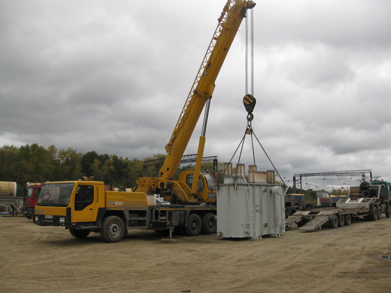 фото погрузочные работы автокраном